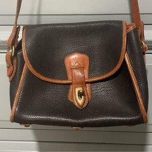 Vintage Dooney & Bourke Black Leather Bag